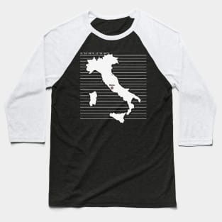 Rome City Map Baseball T-Shirt